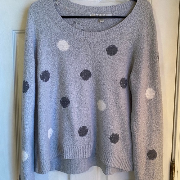 3/$25✨Lauren Conrad Polka Dot sweater - Picture 2 of 4